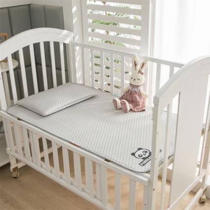 宅部落 2023新款凉感豆豆儿童凉席 酷熊-灰