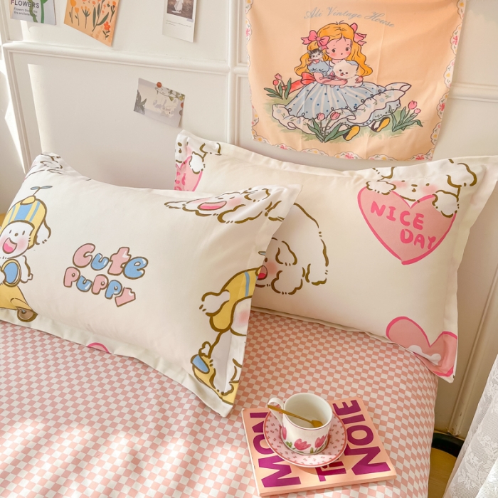 91家纺网 家纺一手货源 找家纺 花伞家居 2024直播网销斜纹加厚磨毛印花植物羊绒四件套 摩托汪