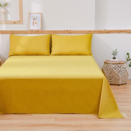 91家纺网 家纺一手货源 找家纺 【直播爆款】2023新款纯棉色织床单单件纯棉全棉单人宿舍被单枕套三件套