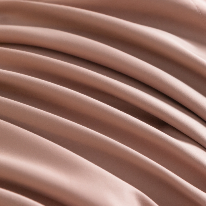 91家纺网 家纺一手货源 找家纺 秀色 50支贡缎新疆长绒棉全棉纯棉酒店轻奢纯色被套床上四件套 琳蕴储