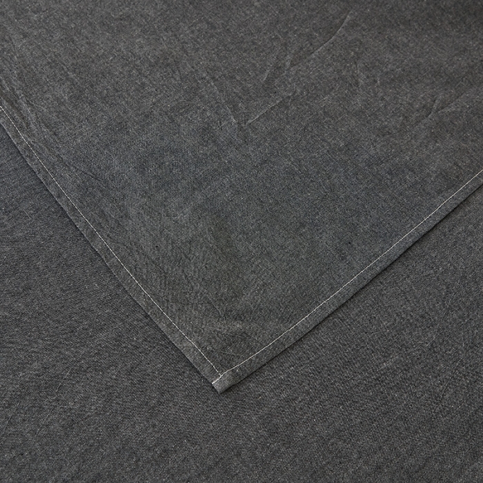 91家纺网 家纺一手货源 找家纺 恋人优选 2023新款纯棉色织床单 深灰