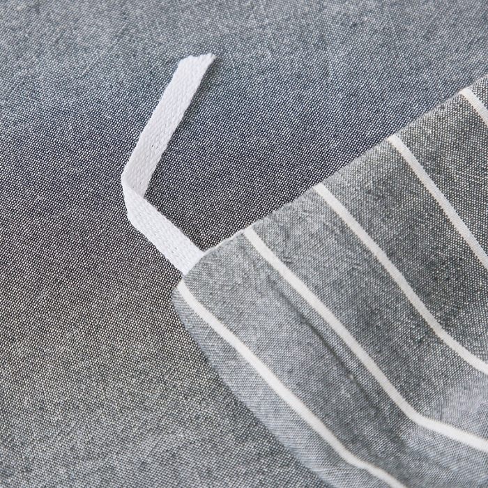 91家纺网 家纺一手货源 找家纺 恋人优选 2023新款A类纯棉水洗棉四件套被套(AB版) 灰细条+深灰(AB版) 001