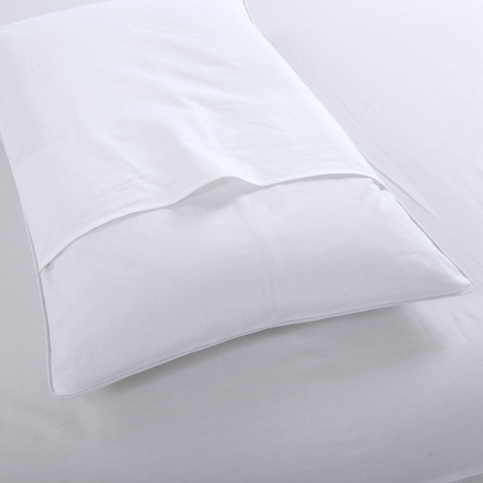 91家纺网 家纺一手货源 找家纺 琉宿家纺 2023新款13372全棉双拼床裙 白