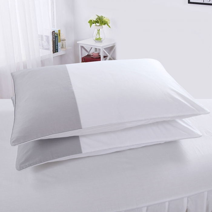 91家纺网 家纺一手货源 找家纺 琉宿家纺 2023新款13372全棉双拼床裙 白