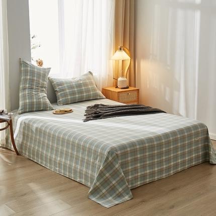 91家纺网 家纺一手货源 找家纺 （总）暖阳 2023新款全棉水洗棉单床单