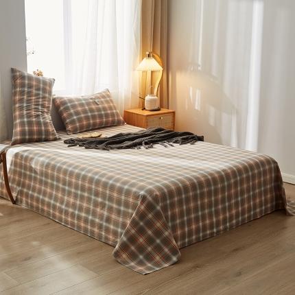 91家纺网 家纺一手货源 找家纺 （总）暖阳 2023新款全棉水洗棉单床单