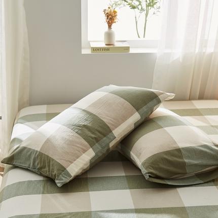 91家纺网 家纺一手货源 找家纺 （总）暖阳 2023新款全棉水洗棉单枕套