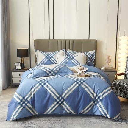 91家纺网 家纺一手货源 找家纺 （总）金纱玉纺家纺 2024新款全棉大版印花13372四件套