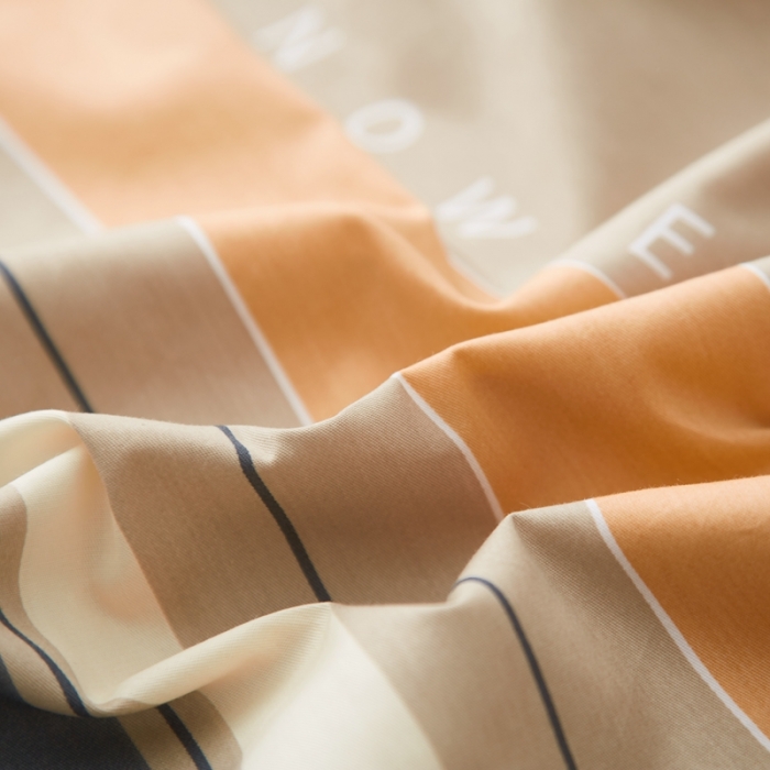 91家纺网 家纺一手货源 找家纺 金纱玉纺家纺 2023新款全棉大版印花13372四件套 凯旋门--咖