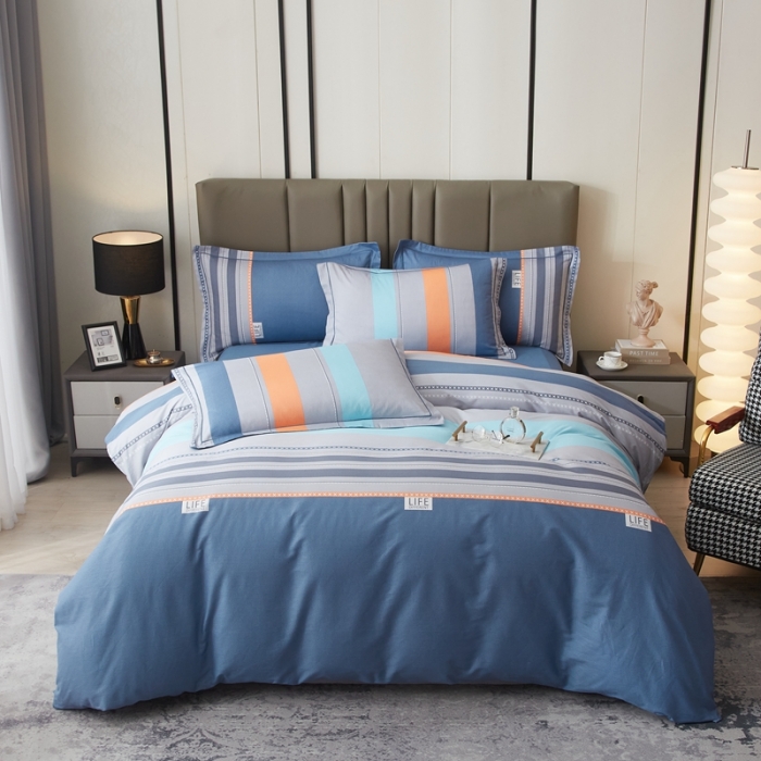 91家纺网 家纺一手货源 找家纺 金纱玉纺家纺 2023新款全棉大版印花13372四件套 莫比尔--兰