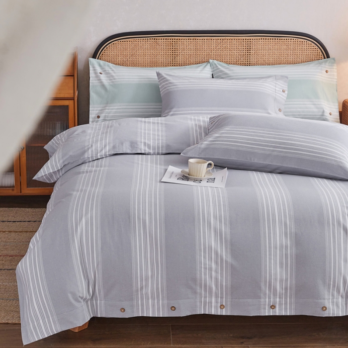 91家纺网 家纺一手货源 找家纺 （总）首爱家纺 2025新款老粗布21支纯棉四件套