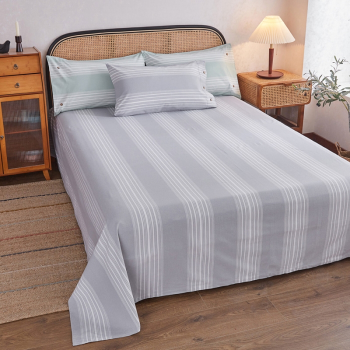 91家纺网 家纺一手货源 找家纺 （总）首爱家纺 2025新款老粗布21支纯棉四件套