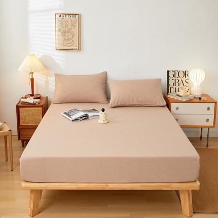 91家纺网 家纺一手货源 找家纺 （总）思诺羽 2024新款全棉水洗棉床笠