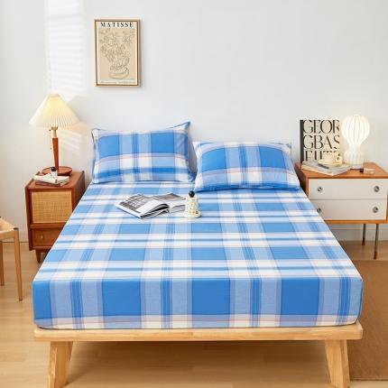 91家纺网 家纺一手货源 找家纺 （总）思诺羽 2024新款全棉水洗棉床笠