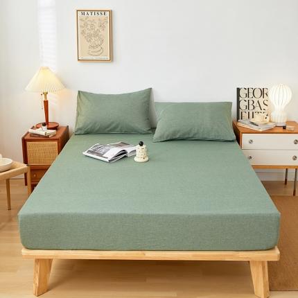 91家纺网 家纺一手货源 找家纺 （总）思诺羽 2024新款全棉水洗棉床笠