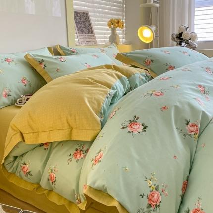 91家纺网 家纺一手货源 找家纺 （总）新印象 2023新款生态磨毛印花四件套