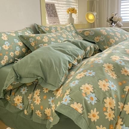 91家纺网 家纺一手货源 找家纺 （总）新印象 2023新款生态磨毛印花四件套