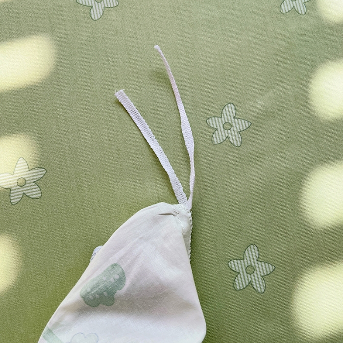 91家纺网 家纺一手货源 找家纺 百寐 2024小清新碎花卡通13372全棉四件套纯棉床单床笠款 丛林兔