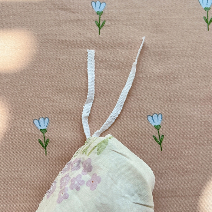 91家纺网 家纺一手货源 找家纺 百寐 2024小清新碎花卡通13372全棉四件套纯棉床单床笠款 紫薇