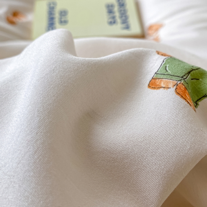 91家纺网 家纺一手货源 找家纺 澳梵  2023新款法式清新四件套-晚风告白 宝贝熊-绿