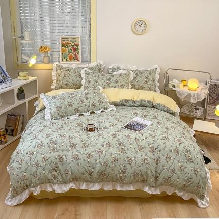 澳梵  2023新款法式清新四件套-晚风告白 石榴花