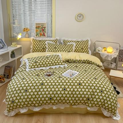 澳梵  2023新款法式清新四件套-晚风告白 心心相印