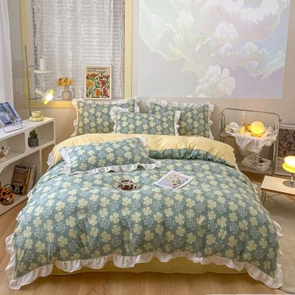 澳梵  2023新款法式清新四件套-晚风告白 幸运草