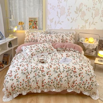 澳梵  2023新款法式清新四件套-晚风告白 樱洛