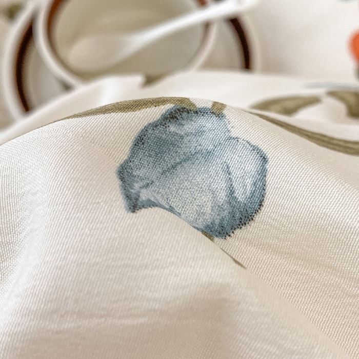 91家纺网 家纺一手货源 找家纺 澳梵  2023新款法式清新四件套-晚风告白 樱洛