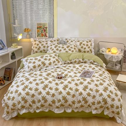 澳梵  2023新款法式清新四件套-晚风告白 栀子花香