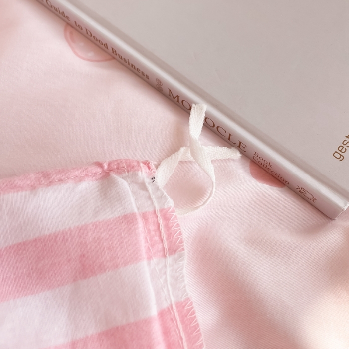 91家纺网 家纺一手货源 找家纺 沐辰 2023新款13372全棉印花四件套-萌趣系列 爱心草莓