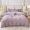 91家纺网 家纺一手货源 找家纺 舒慕 2025新款锦棉千鸟格刺绣单被套单床单四件套梦想系列梦想-丁香紫