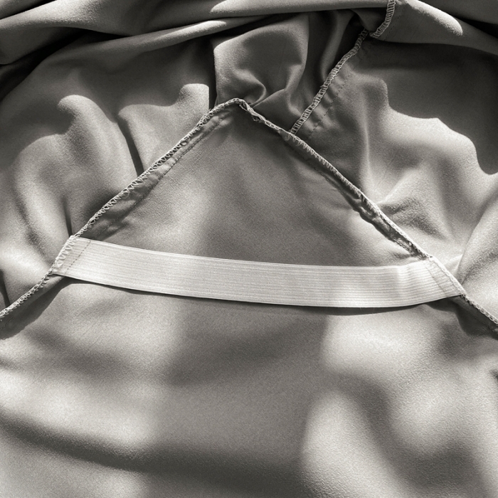 91家纺网 家纺一手货源 找家纺 极梦 2025新款纯色水洗棉磨毛单床裙三件套床垫保护套 深银灰