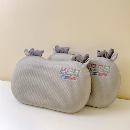 91家纺网 家纺一手货源 找家纺 （总）席世家 2023新款猫肚皮冰豆豆枕35*55cm