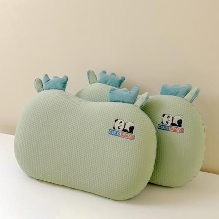 91家纺网 家纺一手货源 找家纺 （总）席世家 2023新款猫肚皮冰豆豆枕35*55cm