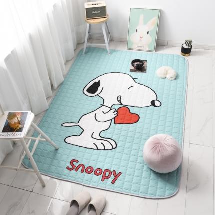 米澜2023新款防水防潮防滑野餐垫爬爬垫多功能地垫 爱心Snoopy