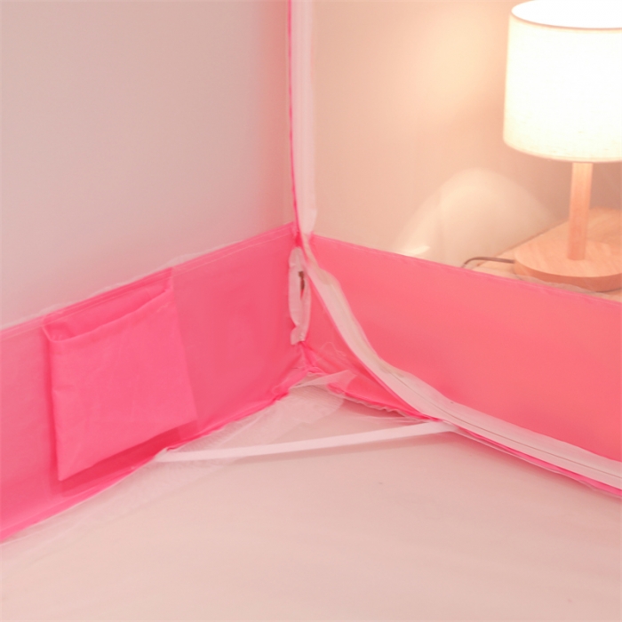 91家纺网 家纺一手货源 找家纺 舞夜盛世 2025新款都市生活系列坐床蚊帐 都市生活-粉