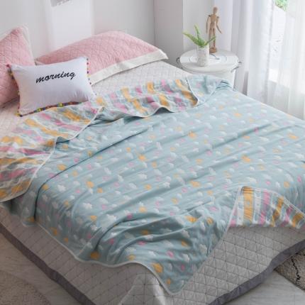 91家纺网 家纺一手货源 找家纺 （总）朴尔 2023新款全尺寸经典六层纱布全棉毛巾被系列