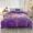 91家纺网 家纺一手货源 找家纺 爱上家居 2023新款牛奶绒保暖单被套 花影紫