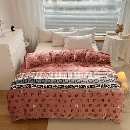 爱上家居 2023新款牛奶绒保暖单被套 酷奇