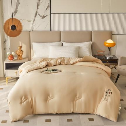 爱宝被业 2025新款亲肤棉被被子被芯系列 驼色