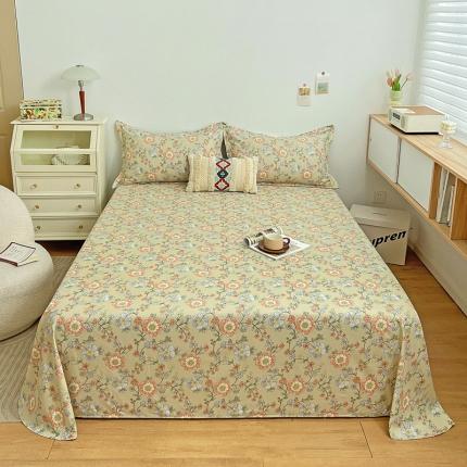 91家纺网 家纺一手货源 找家纺 （总）芷凡 2023新款锦棉磨毛印花单件床单