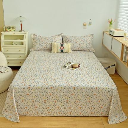 91家纺网 家纺一手货源 找家纺 （总）芷凡 2023新款锦棉磨毛印花单件床单