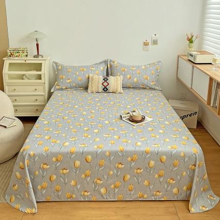 91家纺网 家纺一手货源 找家纺 （总）芷凡 2023新款锦棉磨毛印花单件床单