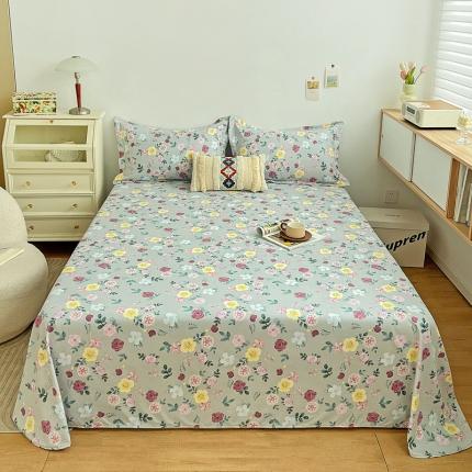 91家纺网 家纺一手货源 找家纺 （总）芷凡 2023新款锦棉磨毛印花单件床单