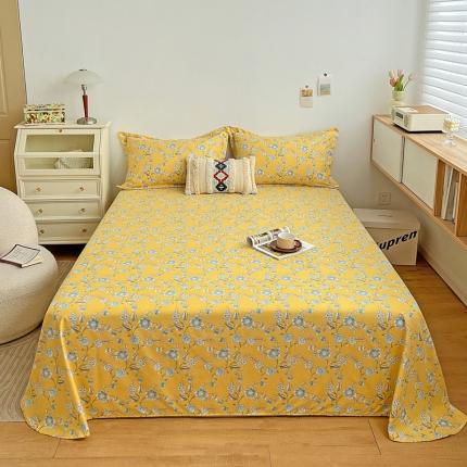 91家纺网 家纺一手货源 找家纺 （总）芷凡 2023新款锦棉磨毛印花单件床单