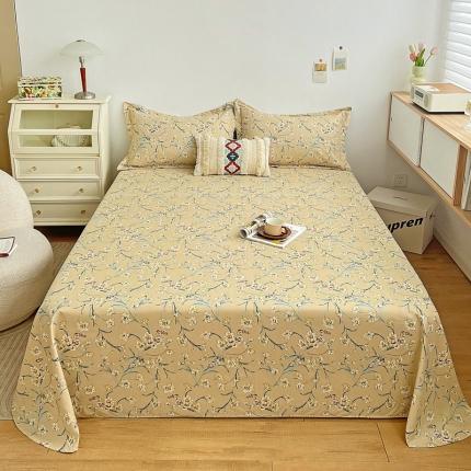 91家纺网 家纺一手货源 找家纺 （总）芷凡 2023新款锦棉磨毛印花单件床单