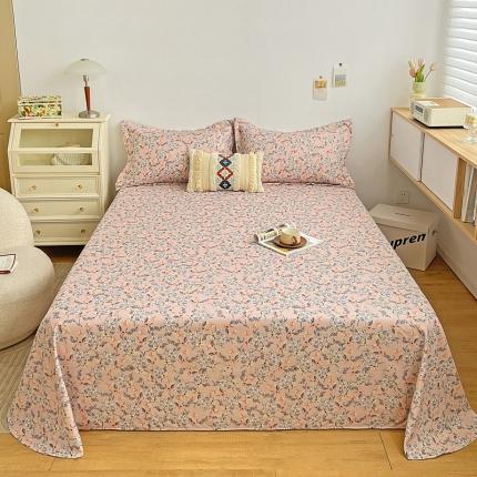 91家纺网 家纺一手货源 找家纺 （总）芷凡 2023新款锦棉磨毛印花单件床单