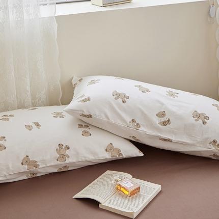 91家纺网 家纺一手货源 找家纺 （总）花西夫人 2023新款全棉13372纯棉印花枕套直播