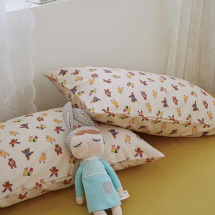 91家纺网 家纺一手货源 找家纺 （总）花西夫人 2023新款全棉13372纯棉印花枕套直播